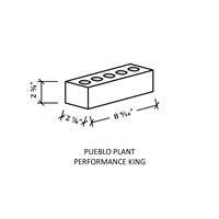 Summit Brick Company | Performance King Brick Size
